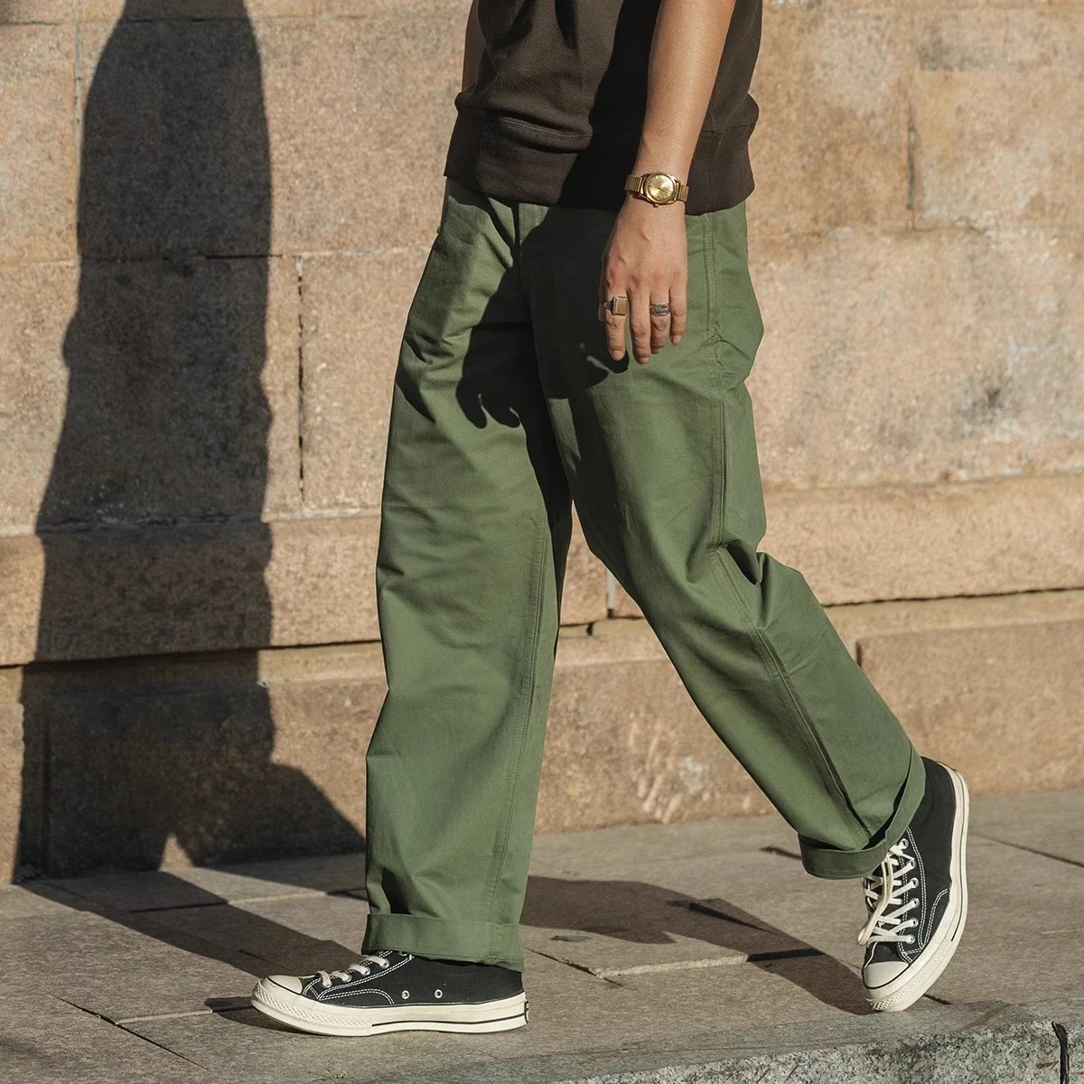 Chino Pants Men - برونسون 1944 ضابط تشينو 11oz القطن