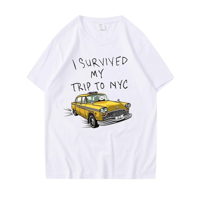 Men'S Fashion Nyc - تي شيرت مطبوع عليه I Survived