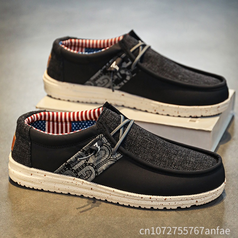 Men'S Fashion Loafers Shoes - أحذية رجالية زرقاء/سوداء رائجة البيع، أحذية