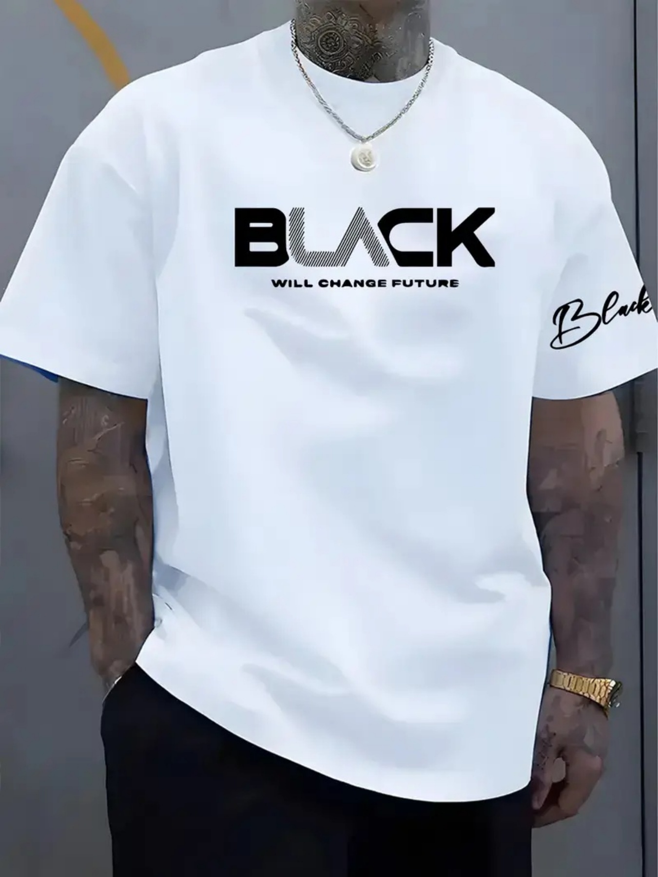 Men'S Fashion Nyc - تي شيرت صيفي للرجال مصنوع من
