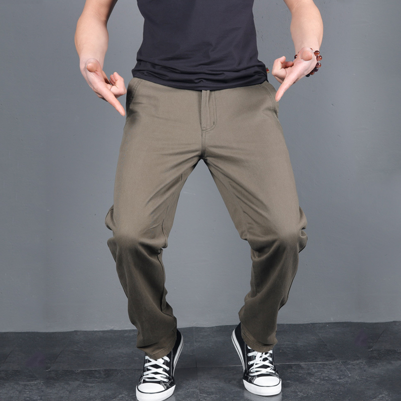 Chino Pants Men - جديد الرجال ربيع الخريف الصلبة سراويل