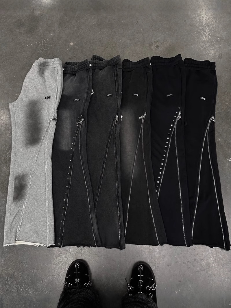 Men'S Fashion Aesthetics - Y2k خمر الجماليات القوطية الخريف سراويل