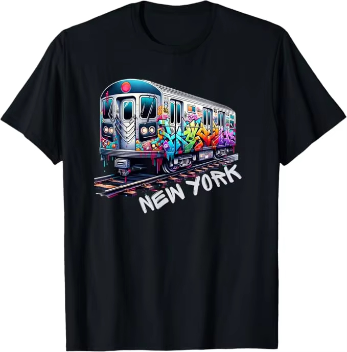 Men'S Fashion Nyc - نيويورك قطار الكتابة على الجدران نمط