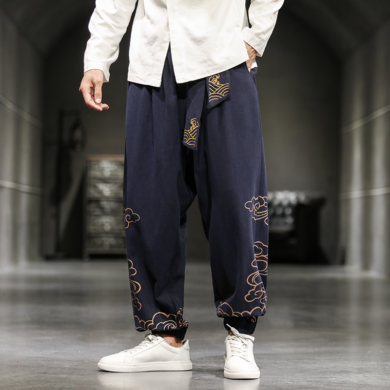 بنطلون رجالي مطبوع عليه غيوم م - مراجعة Chino Pants Men وسعره