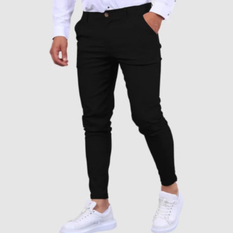 بنطلون تشينو رجالي ضيق بلون ال - مراجعة Chino Pants Men وسعره