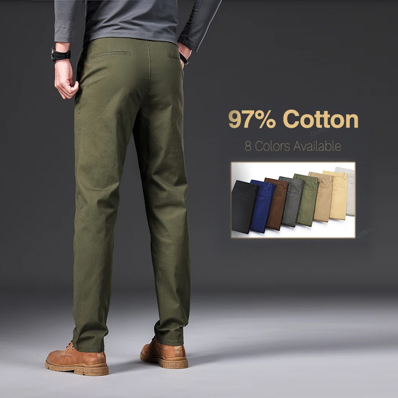 بنطلون رجالي عالي الجودة 97% ق - مراجعة Chino Pants Men وسعره