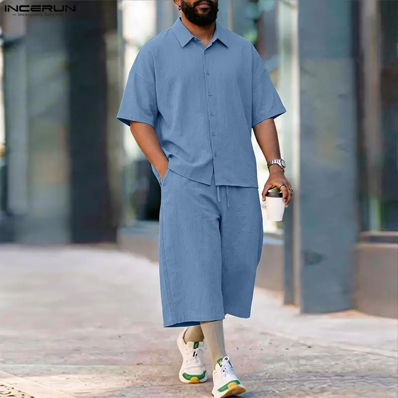 طقم رجالي من INCERUN، قميص بأك - مراجعة Men'S Fashion For Summer 2026 وسعره