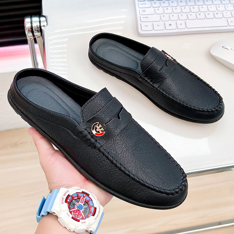 أحذية بدون كعب جلدية مانعة للا - مراجعة Men'S Fashion Loafers Shoes وسعره