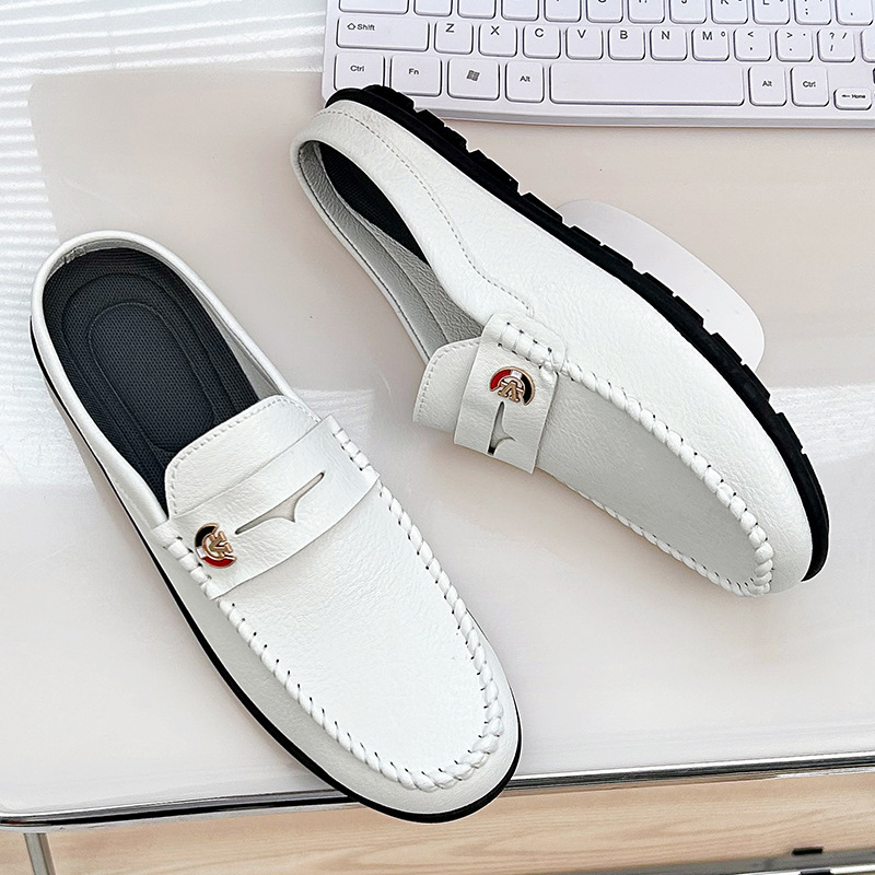 أحذية بدون كعب جلدية مانعة للا - مراجعة Men'S Fashion Loafers Shoes وسعره