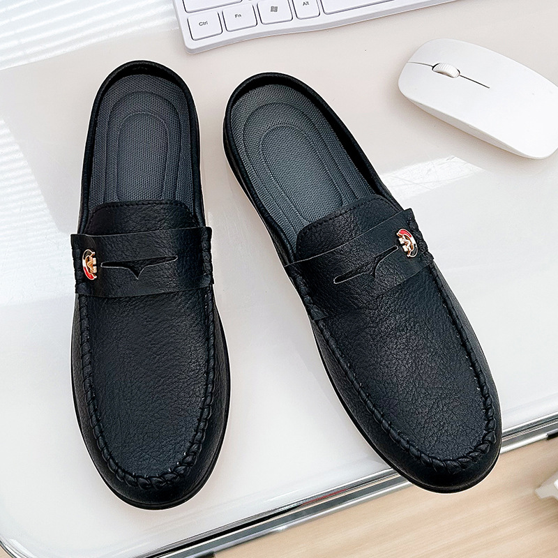 أحذية بدون كعب جلدية مانعة للا - مراجعة Men'S Fashion Loafers Shoes وسعره