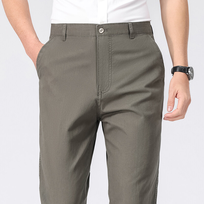 بنطلونات قطنية رجالية، سراويل  - مراجعة Chino Pants Men وسعره
