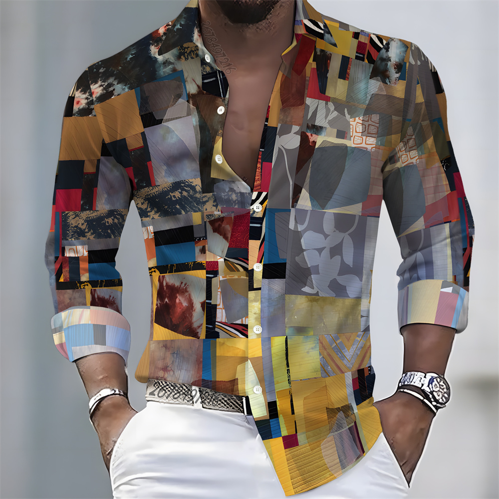 قميص رجالي بأكمام طويلة بتصميم - مراجعة Mens Fashion Trend وسعره