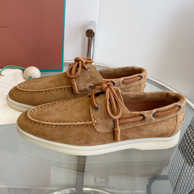 أحذية فلات جلد طبيعي عالي الجو - مراجعة Men'S Fashion Loafers Shoes وسعره