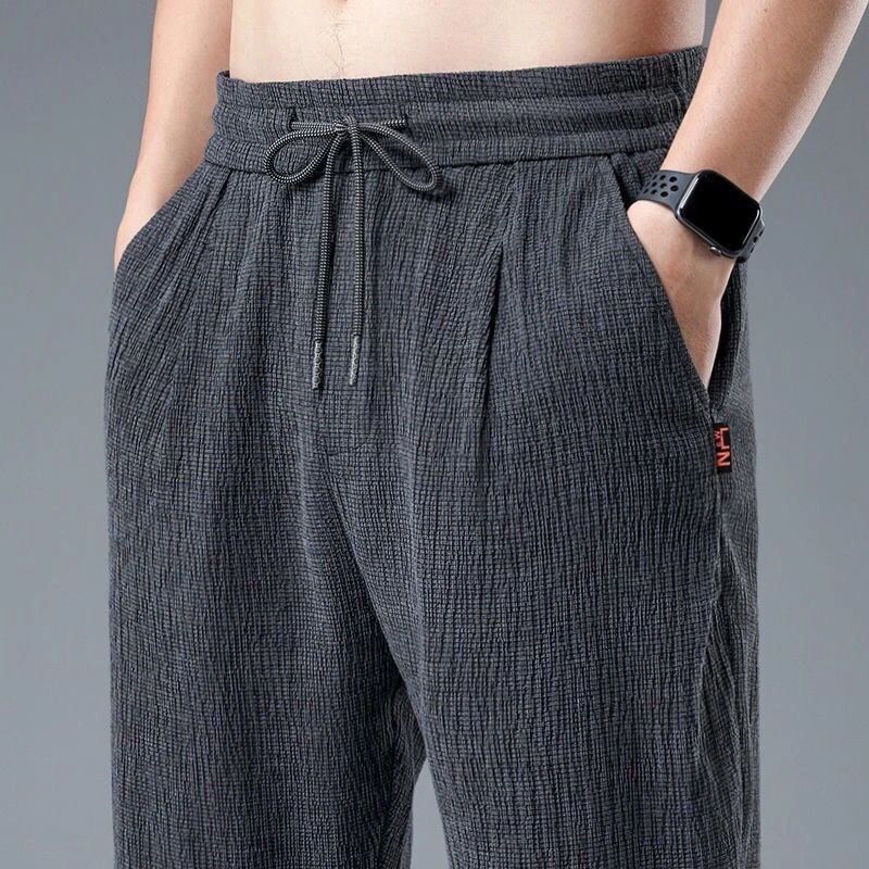الصيف الحرير الجليد رجل عداء ب - مراجعة Chino Pants Men وسعره