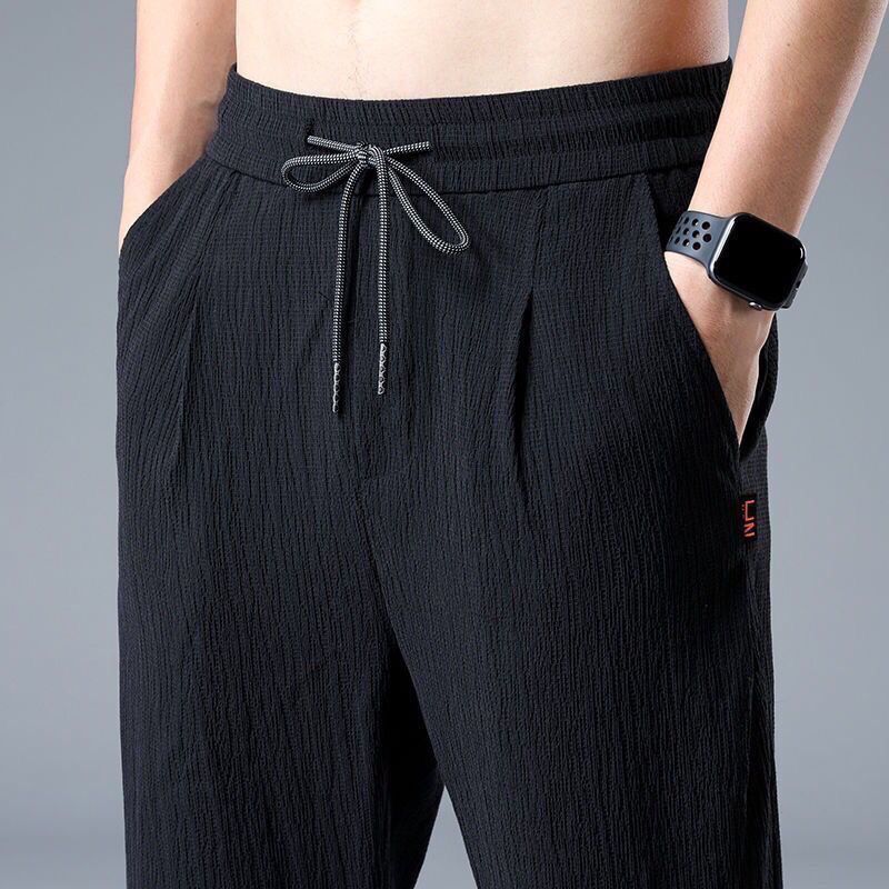 الصيف الحرير الجليد رجل عداء ب - مراجعة Chino Pants Men وسعره