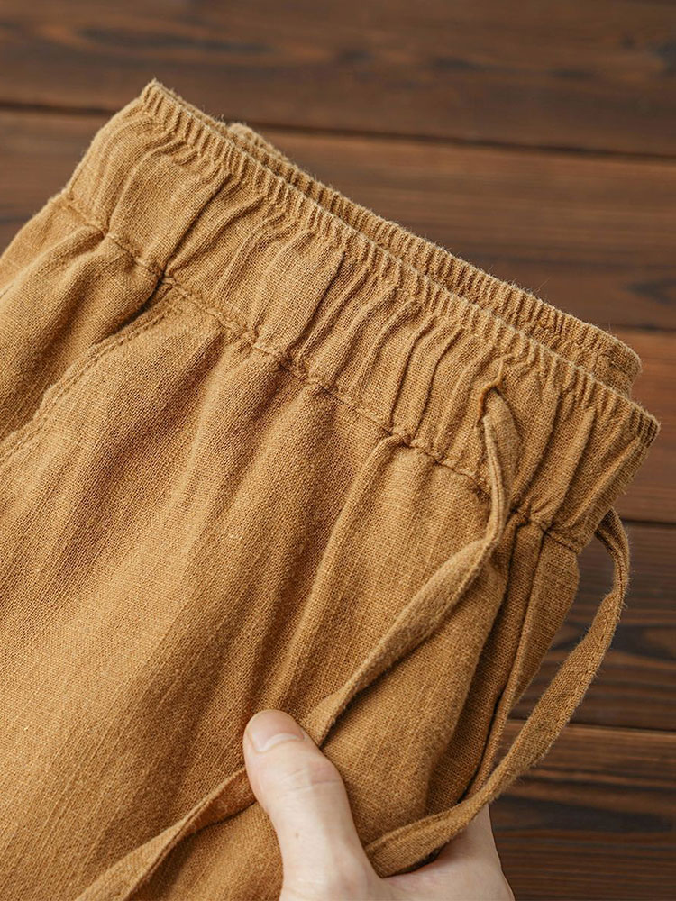 عارضة القطن الكتان تشينو السرا - مراجعة Chino Pants Men وسعره